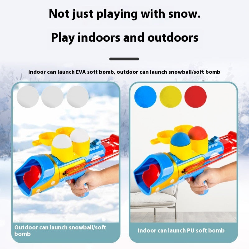Children's Snowball Gun Outdoor Snowball Toy