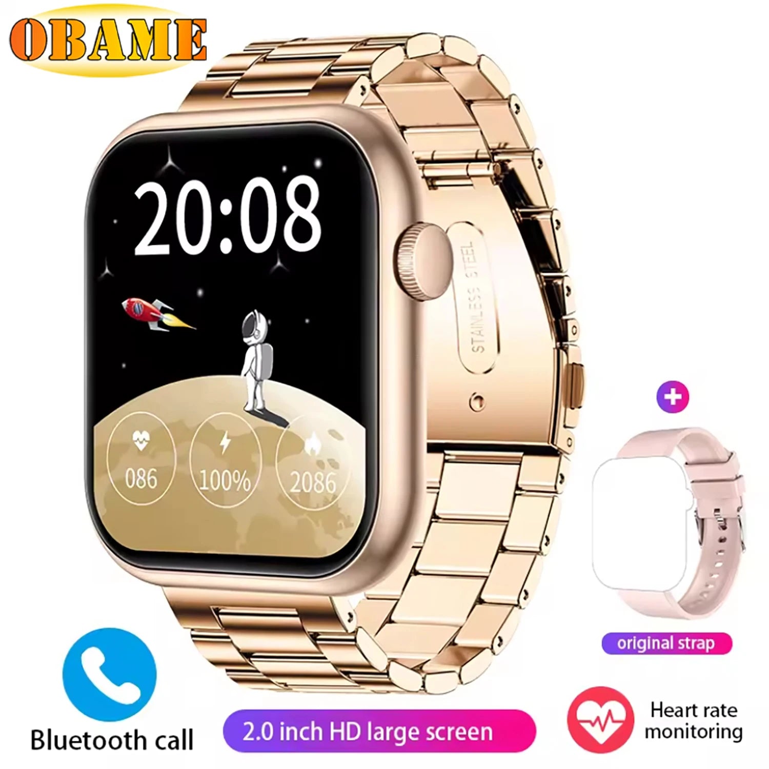 LIGE New Smart Watch 2025 Wireless Charging Smartwatch Bluetooth Calls Men Women Smartwatches Fitness Bracelet Custom Watch Face