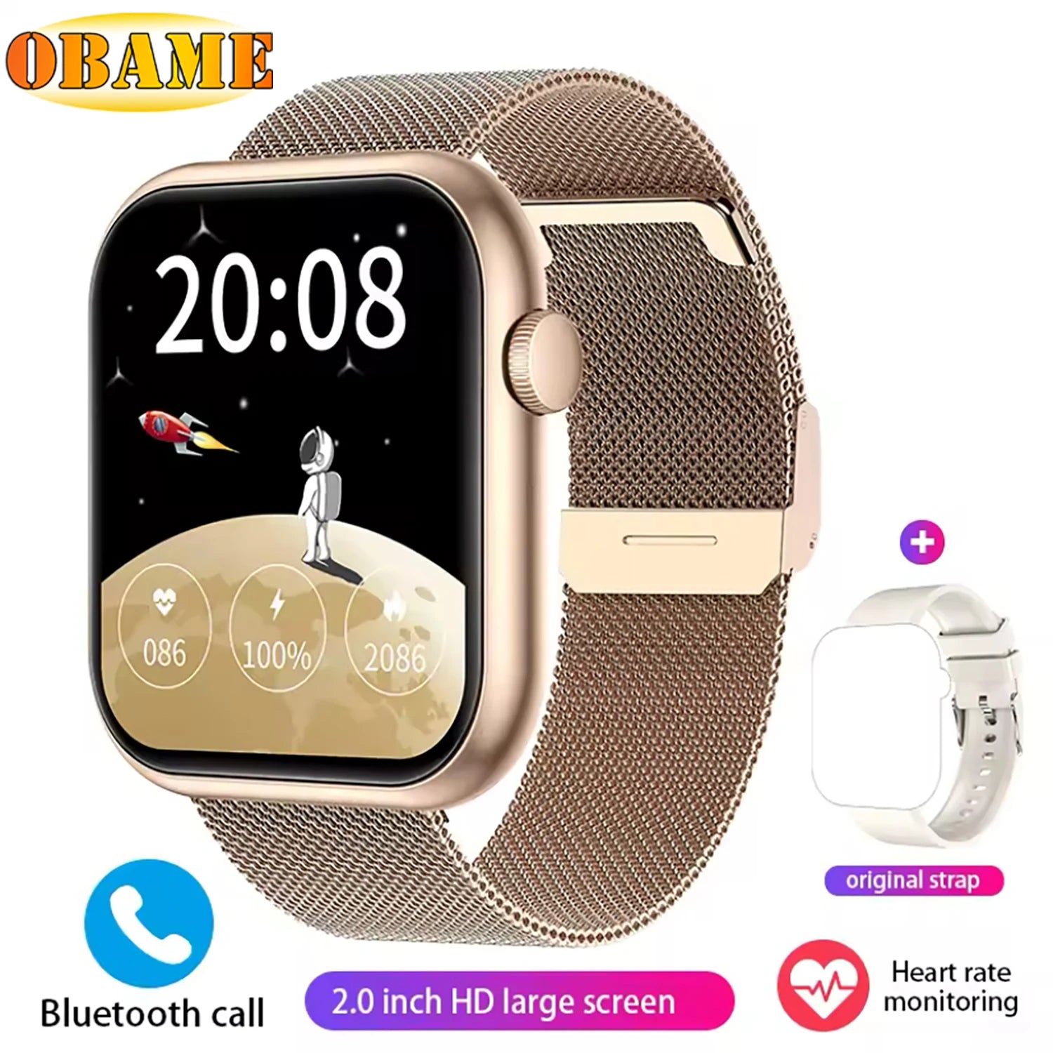 LIGE New Smart Watch 2025 Wireless Charging Smartwatch Bluetooth Calls Men Women Smartwatches Fitness Bracelet Custom Watch Face